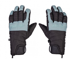 Перчатки зимние White Owl Pro gloves WMNS,  черный c голубым